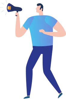 インタビューのイラスト